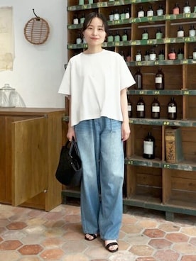 「BEARDSLEY」｜「アイテム（アクセサリー）」を使った、BEARDSLEYさん（レディース・158cm）の夏コーディネート