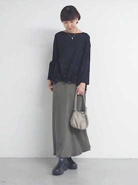 「BEARDSLEY」｜「アイテム（ブーツ）」を使った、BEARDSLEYさん（レディース・164cm）の夏コーディネート