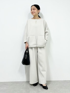 「BEARDSLEY」｜「アイテム（パンツ）」を使った、BEARDSLEYさん（レディース・149cm）の夏コーディネート
