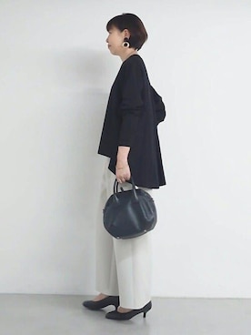 「BEARDSLEY」｜「アイテム（パンツ）」を使った、BEARDSLEYさん（レディース・164cm）の夏コーディネート