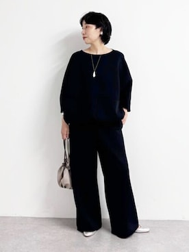 「BEARDSLEY」｜「アイテム（アクセサリー）」を使った、BEARDSLEYさん（レディース・157cm）の夏コーディネート