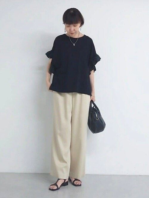 今期未開封新品★ ビアズリー ★フリルスリーブTee フリルスリーブTee（Tシャツ/カットソー）｜BEARDSLEY