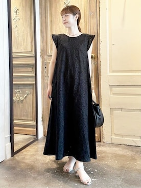 「リヴェタート」｜BEARDSLEYさん（レディース・157cm）の夏コーディネート