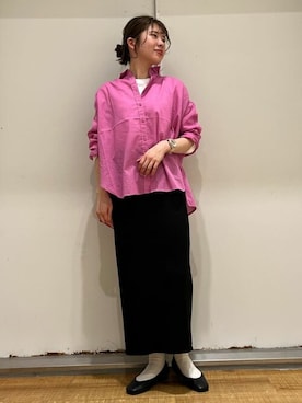 「タイトシルエット」｜「アイテム（パンプス）」を使った、ぞえちゃんさん（レディース・164cm）の春コーディネート