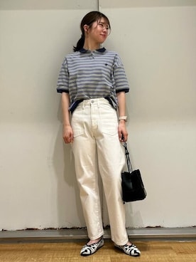 「タイトシルエット」｜「アイテム（パンツ）」を使った、ぞえちゃんさん（レディース・164cm）の春コーディネート