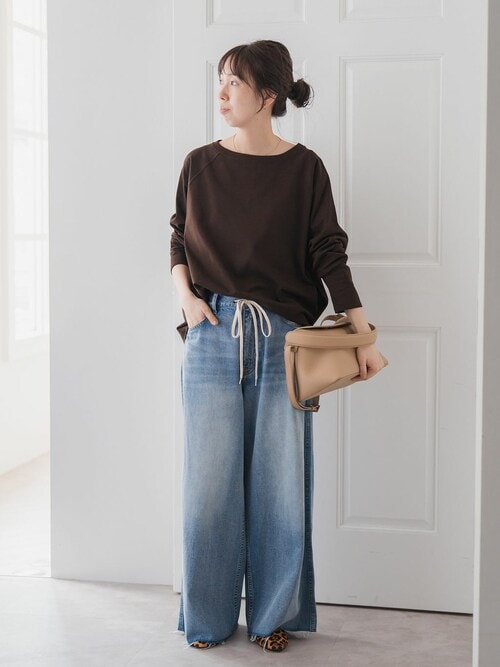 今季春物☆スピックアンドスパン　デニムノーカラージャケット 今季春物☆スピックアンドスパン デニムノーカラージャケット デニム