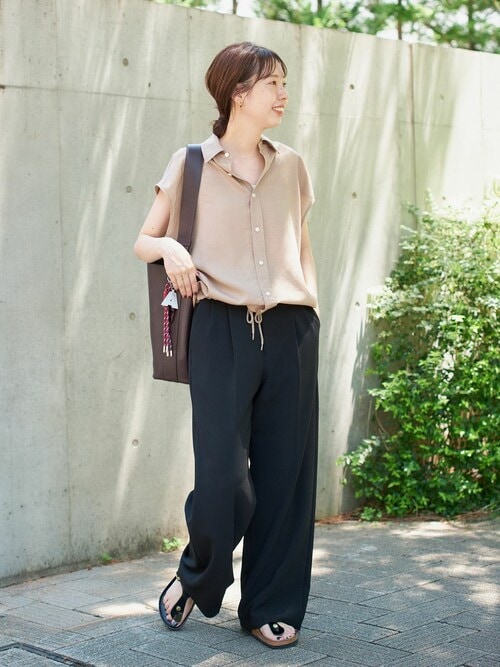 追加》ダブルクロスツータックパンツ（スラックス）｜Spick & Span