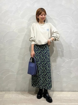 藤原さん(レディース・162cm)の秋コーディネート