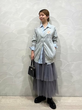 「REGENCY WORKS（リージェンシーワークス）のアイテム」を使った、藤原さん（レディース・162cm）の秋コーディネート