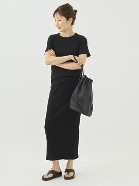 「plage（プラージュ）のアイテム（トップス）」を使った、MYHさん（レディース・166cm）の春コーディネート