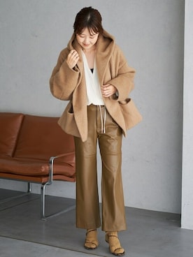 「plage（プラージュ）のアイテム（その他アウター）」を使った、MYHさん（レディース・166cm）の秋コーディネート