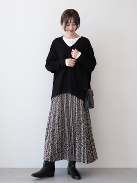 kana¨̮*さん（レディース・161cm）の秋コーディネート