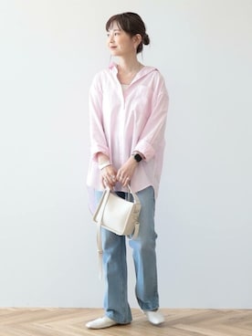「AMERICAN HOLIC（アメリカンホリック）のアイテム」を使った、kana¨̮*さん（レディース・161cm）の春コーディネート
