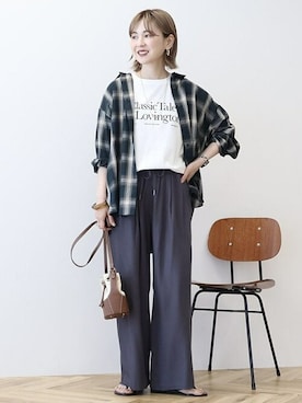 「AMERICAN HOLIC（アメリカンホリック）のアイテム」を使った、kana¨̮*さん（レディース・160cm）の秋コーディネート