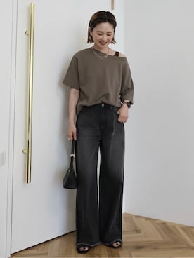 「AMERICAN HOLIC」｜kana¨̮*さん（レディース・160cm）の秋コーディネート