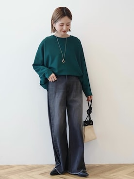 「アイテム（パンプス）」を使った、kana¨̮*さん（レディース・160cm）の秋コーディネート