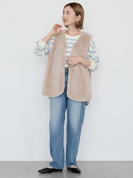 「AMERICAN HOLIC（アメリカンホリック）のアイテム」を使った、kana¨̮*さん（レディース・160cm）の秋コーディネート