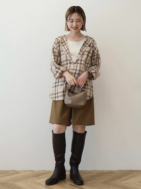 「AMERICAN HOLIC（アメリカンホリック）のアイテム」を使った、kana¨̮*さん（レディース・160cm）の秋コーディネート