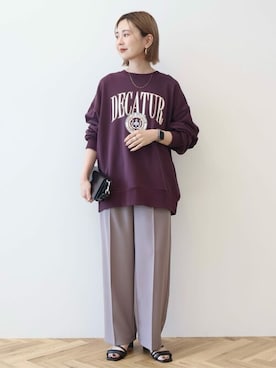 「AMERICAN HOLIC（アメリカンホリック）のアイテム」を使った、kana¨̮*さん（レディース・160cm）の秋コーディネート