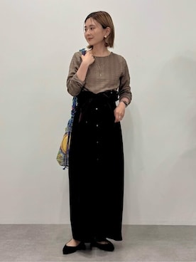 「AMERICAN HOLIC（アメリカンホリック）のアイテム」を使った、kana¨̮*さん（レディース・160cm）の秋コーディネート