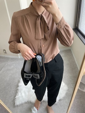 靴屋の人さん（レディース・165cm）の春コーディネート