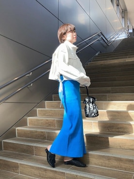 「mici（ミチ）のアイテム」を使った、ROSE BUD STAFFさん（レディース・162cm）の春コーディネート