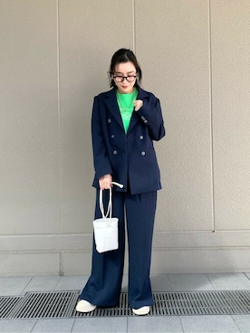 「mici（ミチ）のアイテム」を使った、ROSE BUD STAFFさん（レディース・161cm）の春コーディネート