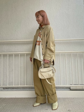 「mici（ミチ）のアイテム」を使った、ROSE BUD STAFFさん（レディース・161cm）の春コーディネート