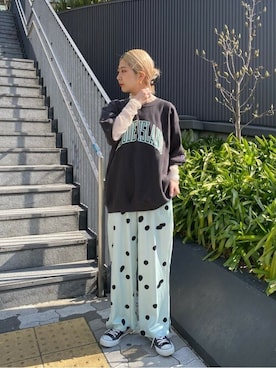「mici（ミチ）のアイテム」を使った、ROSE BUD STAFFさん（レディース・162cm）の春コーディネート