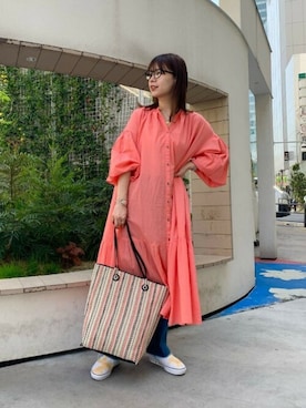 「GENE HEAVENS（ジーンヘブンズ）のアイテム」を使った、ROSE BUD STAFFさん（レディース・166cm）の春コーディネート