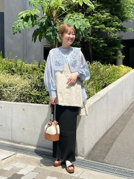 「LAURA DI MAGGIO（ローラディマッジオ）のアイテム」を使った、ROSE BUD STAFFさん（レディース・163cm）の春コーディネート