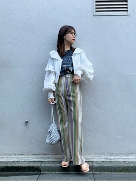 「mag.byc」｜ROSE BUD STAFFさん（レディース・166cm）の夏コーディネート