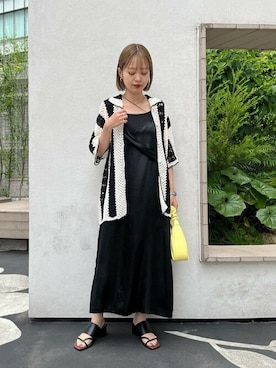 「mici（ミチ）のアイテム」を使った、ROSE BUD STAFFさん（レディース・152cm）の夏コーディネート