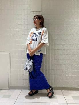 「Drifter（ドリフター）のアイテム」を使った、ROSE BUD STAFFさん（レディース・166cm）の夏コーディネート