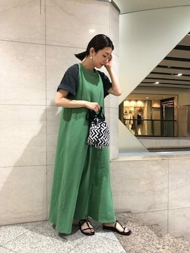 「Drifter（ドリフター）のアイテム」を使った、ROSE BUD STAFFさん（レディース・154cm）の夏コーディネート