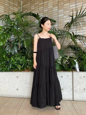 「piu comoda（ピュコモダ）のアイテム」を使った、ROSE BUD STAFFさん（レディース・153cm）の夏コーディネート