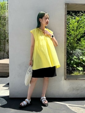 「mici（ミチ）のアイテム」を使った、ROSE BUD STAFFさん（レディース・152cm）の夏コーディネート