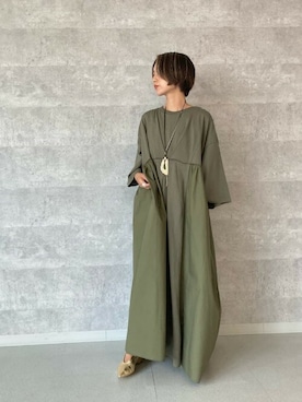 「LAPUIS（ラピュイ）のアイテム」を使った、ROSE BUD STAFFさん（レディース・154cm）の夏コーディネート