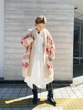 「GENE HEAVENS（ジーンヘブンズ）のアイテム」を使った、ROSE BUD STAFFさん（レディース・158cm）の秋コーディネート