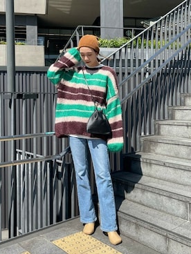 「mici（ミチ）のアイテム」を使った、ROSE BUD STAFFさん（レディース・165cm）の秋コーディネート