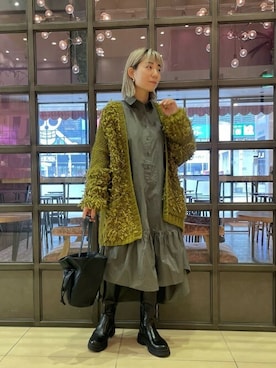 「GENE HEAVENS（ジーンヘブンズ）のアイテム」を使った、ROSE BUD STAFFさん（レディース・161cm）の秋コーディネート