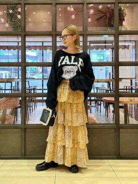 「STILMODA（スティルモーダ）のアイテム」を使った、ROSE BUD STAFFさん（レディース・152cm）の秋コーディネート