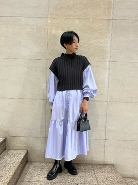 「STILMODA（スティルモーダ）のアイテム」を使った、ROSE BUD STAFFさん（レディース・165cm）の秋コーディネート