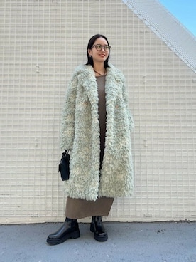 「STILMODA（スティルモーダ）のアイテム」を使った、ROSE BUD STAFFさん（レディース・152cm）の冬コーディネート