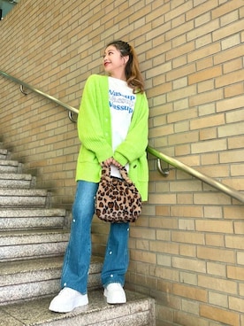 「mici（ミチ）のアイテム」を使った、ROSE BUD STAFFさん（レディース・154cm）の冬コーディネート