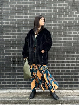 「mag.byc」｜ROSE BUD STAFFさん（レディース・166cm）の冬コーディネート