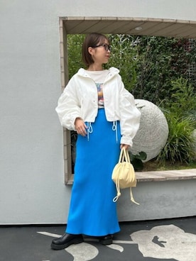 「mici（ミチ）のアイテム（ジャケット/アウター）」を使った、ROSE BUD STAFFさん（レディース・152cm）の冬コーディネート