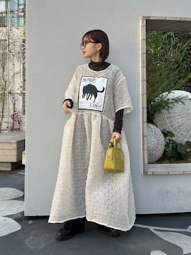 「OKIRAKU」｜ROSE BUD STAFFさん（レディース・152cm）の春コーディネート