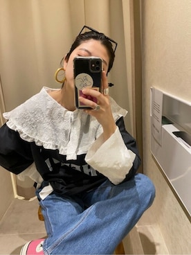 「mici（ミチ）のアイテム」を使った、ROSE BUD STAFFさん（レディース・162cm）の春コーディネート