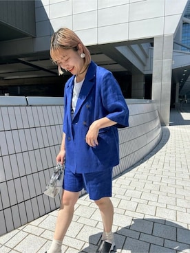 「mici（ミチ）のアイテム（その他アウター）」を使った、ROSE BUD STAFFさん（レディース・160cm）の春コーディネート